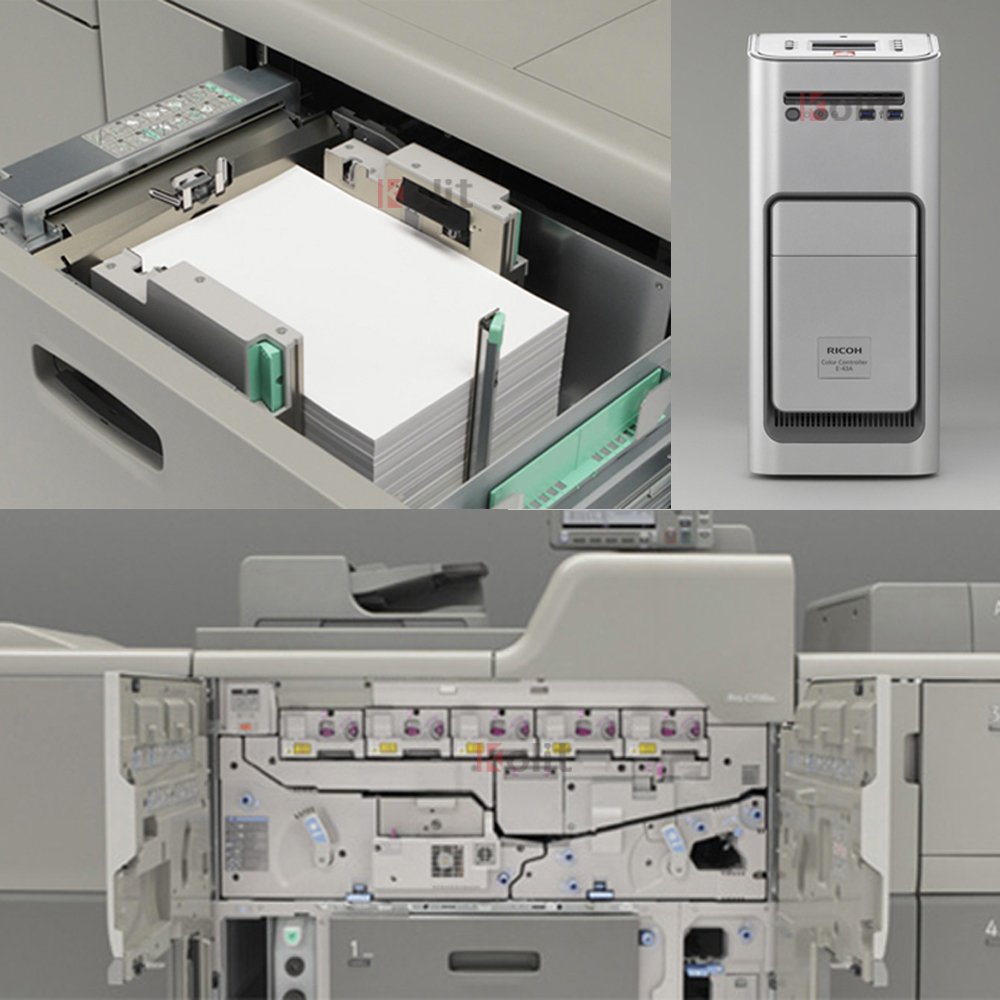 Refurbished industrial photocopier Ricoh Pro C7100 C7110 C7100S C7110S C7100X colored printer scanner copier 80PPM