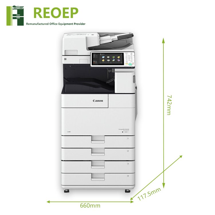 REOEP Copier Machine Printer Black White Copier Machines For Canon 4525 4535 4545 4551 Photocopier
