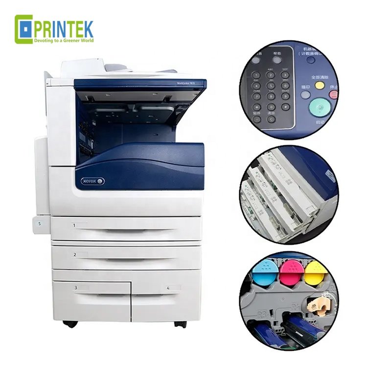 Best Price Brilliant Color High Speed Digital Duplicator A3 Laser Printer WC7855 7830 7835 7845 Copier Machine For Xerox