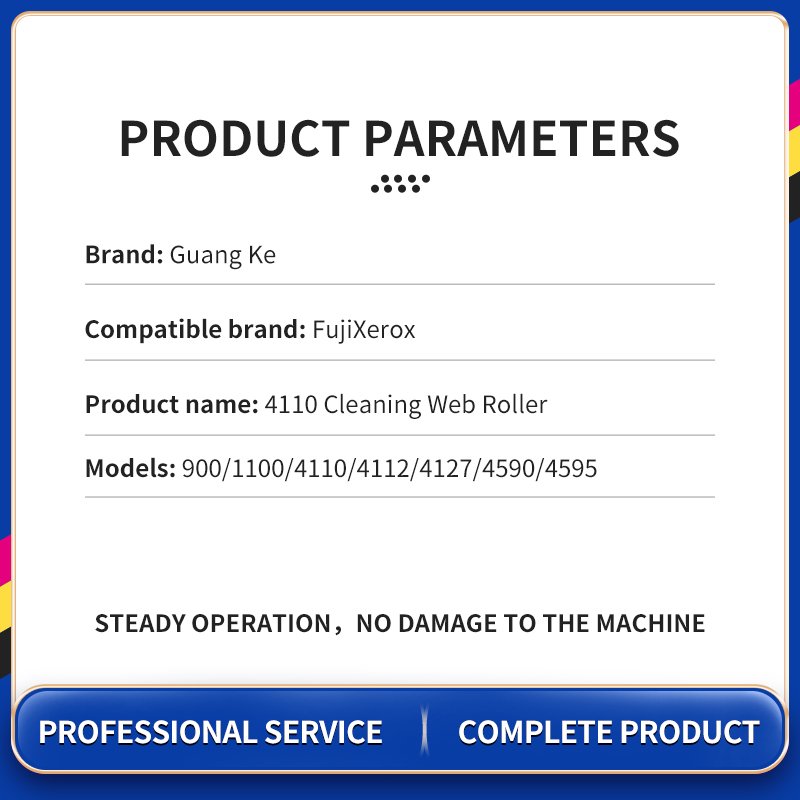 Copier Spare Parts For Xerox 4110 4112 4595 900 1100 D95 D110 D125 Fuser Cleaning Web Roller