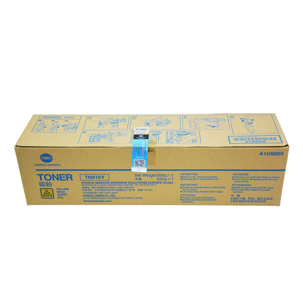 100% Original A1U9150 A1U9250 A1U9350 A1U9450 Toner For Konica Minolta Bizhub PRESS C6000 7000 70hc TN616 Copier Toner Cartridge