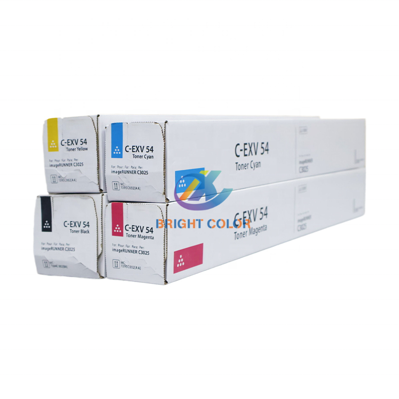 Wholesale Good Price High Quality Color Toner Cartridge CEXV54 NPG74 GPR58 Compatible For Canon iR ADV C3025 Copier Spare Parts