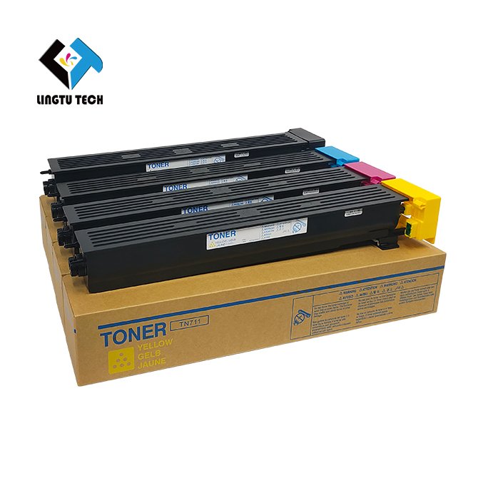 TN711 TN-711 TN 711 Compatible Toner Cartridge for Konica Minolta bizhub C654 C754 c654 c754 BZ 654 754 Copier Toner Cartridges