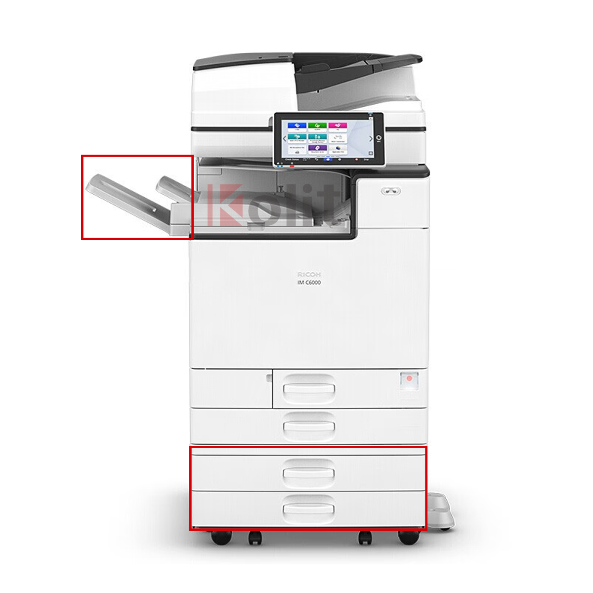 Official used and remanufactured photocopier machine Laser printer IMC5500 IMC6000 printer scanner copier for Ricoh