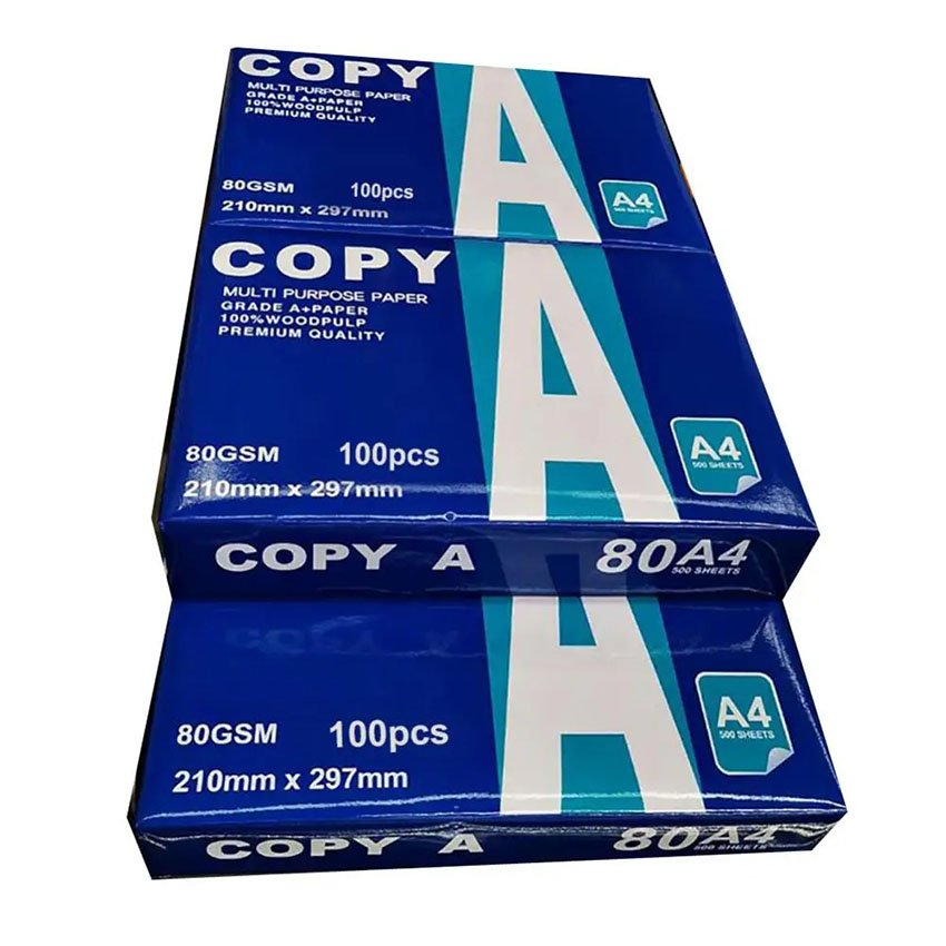 Double A4 copier/copy Paper 80 Gsm 70 Gsm Printer Ream Paper A4 Supplier Size A4 Weight 80g