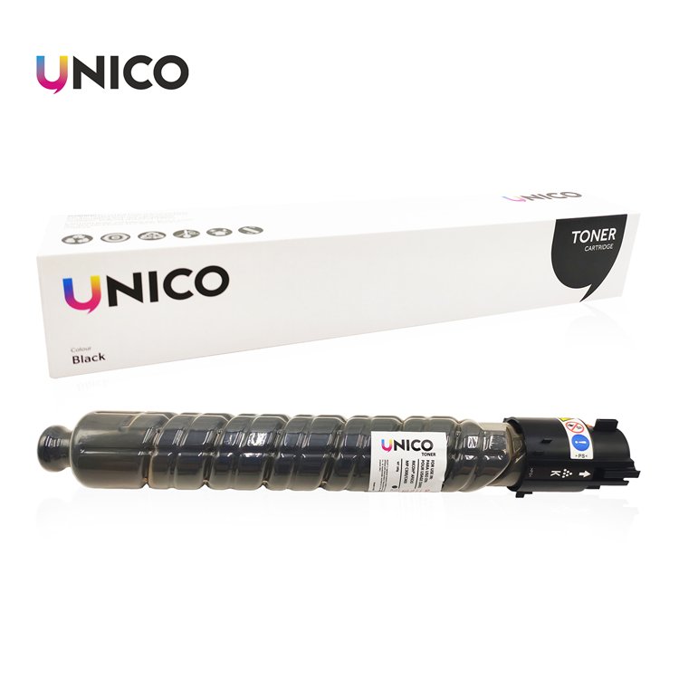 UNICO high quality Compatible MP C301 MP C300 copier Toner Cartridge for Ricoh Aficio C301SR C400 C400SR C401 C401SR bulk toner