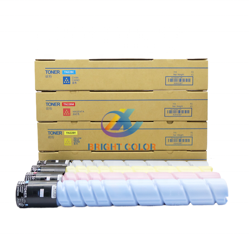 High Quality Copier Factory Wholesale TN228 TN229 Color Toner Cartridge for Konica Minolta Bizhub C226i 266i 286i 7222i 7228i