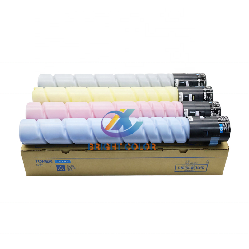 High Quality Copier Factory Wholesale TN228 TN229 Color Toner Cartridge for Konica Minolta Bizhub C226i 266i 286i 7222i 7228i