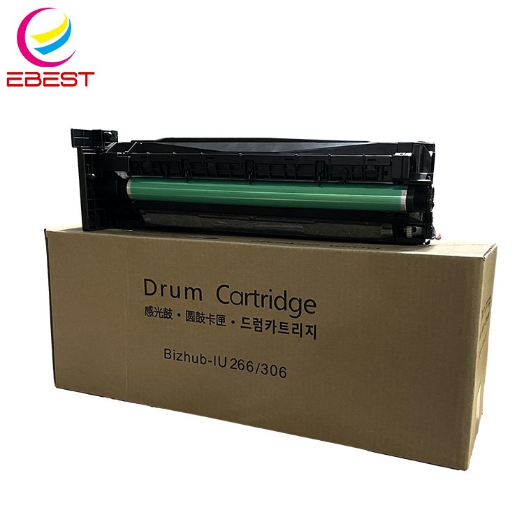 EBEST Compatible For Konica Minolta IU-266 IU266 Drum Cartridge Bizhub 266 306 Aurora AD268 308 Copier Printer Drum Unit
