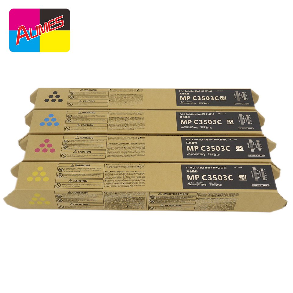 Japan toner MPC3503 MPC-3503 MPC3504 C3503 For Ricoh Toner Cartridge for Aficio MPC3003 MPC3004 copier no damage machine