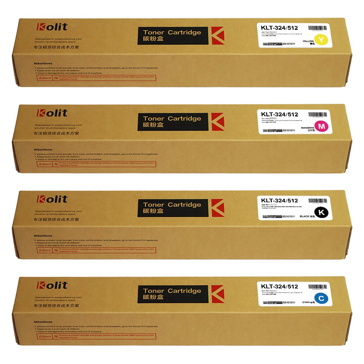 Kolit Supplier Original Refilled Toner Cartridge For Konica MInolta C258 C308 C368 C458 Copier Machine