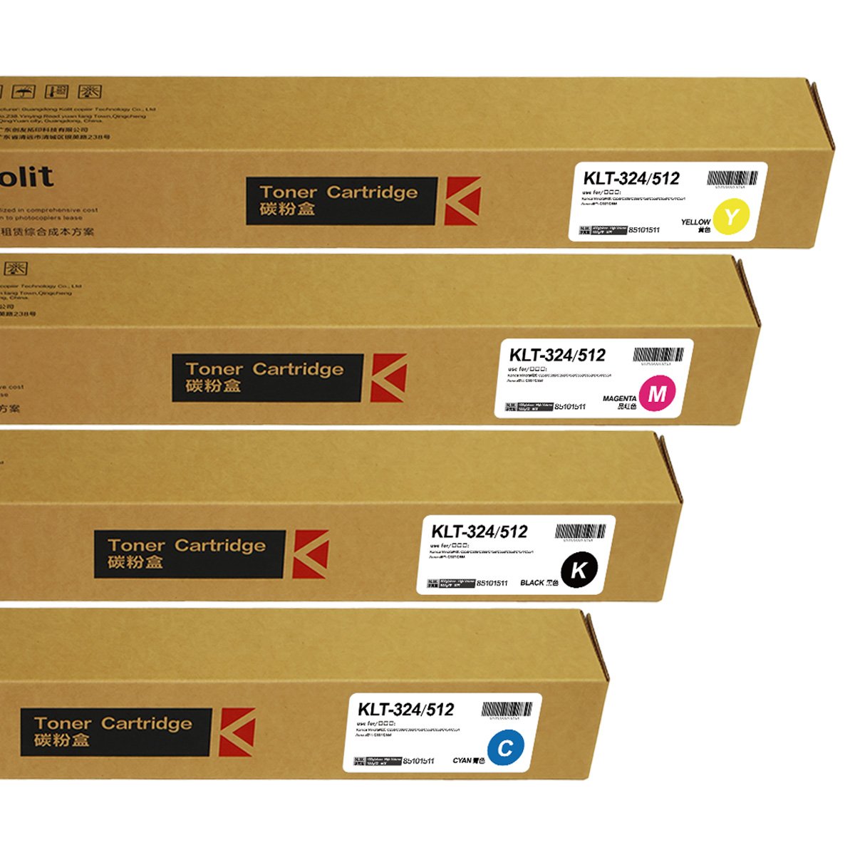 Kolit Supplier Original Refilled Toner Cartridge For Konica MInolta C258 C308 C368 C458 Copier Machine