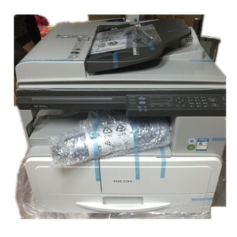 Renewed Ricoh Priport MP2014 2014D 2014AD A3 MFP Monochrome Photocopier 20ppm Office Equipment Copier Black and White Carton Box