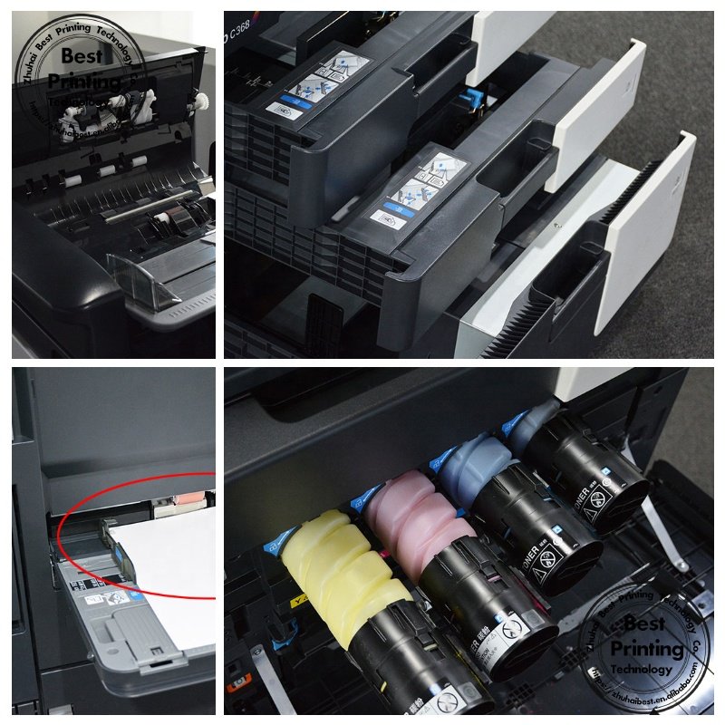 Used Refurbishment copier machine Konica Minolta bizhub C308/C368/C258 all in one printer scanner copier color laser
