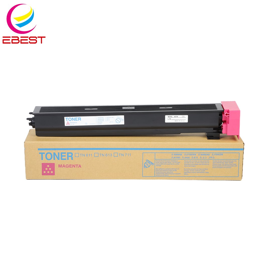 EBEST Cartridge TN611 TN613 TN711 For Konica Minolta Bizhub C451 C550 C650 C452 C552 C652 C654 C754 Copier Toner Cartridge