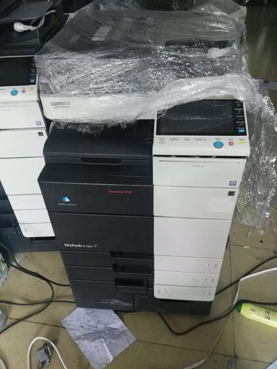 Hot selling Konica Minoltar Bizhub C754 C754e C654 Copier with Developer Toner printer