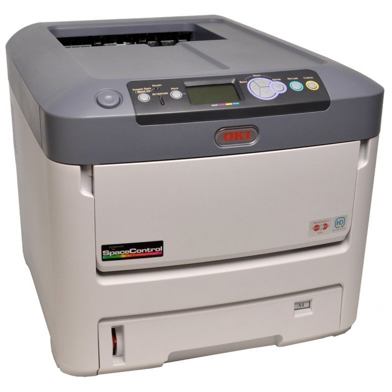 Refurbished small desktop color laser A4OKI C711 C712 printing product packaging box adhesive label sticker printer