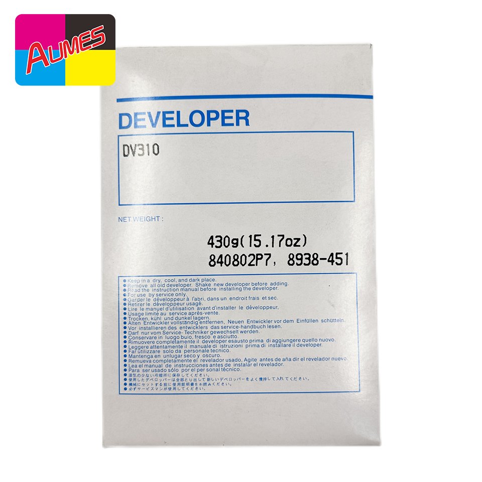 original recycle genuine DV310 DV-310 For Konica Minolta developer for Bizhub BH250 350 282 362 200 250 350 250 copier machine