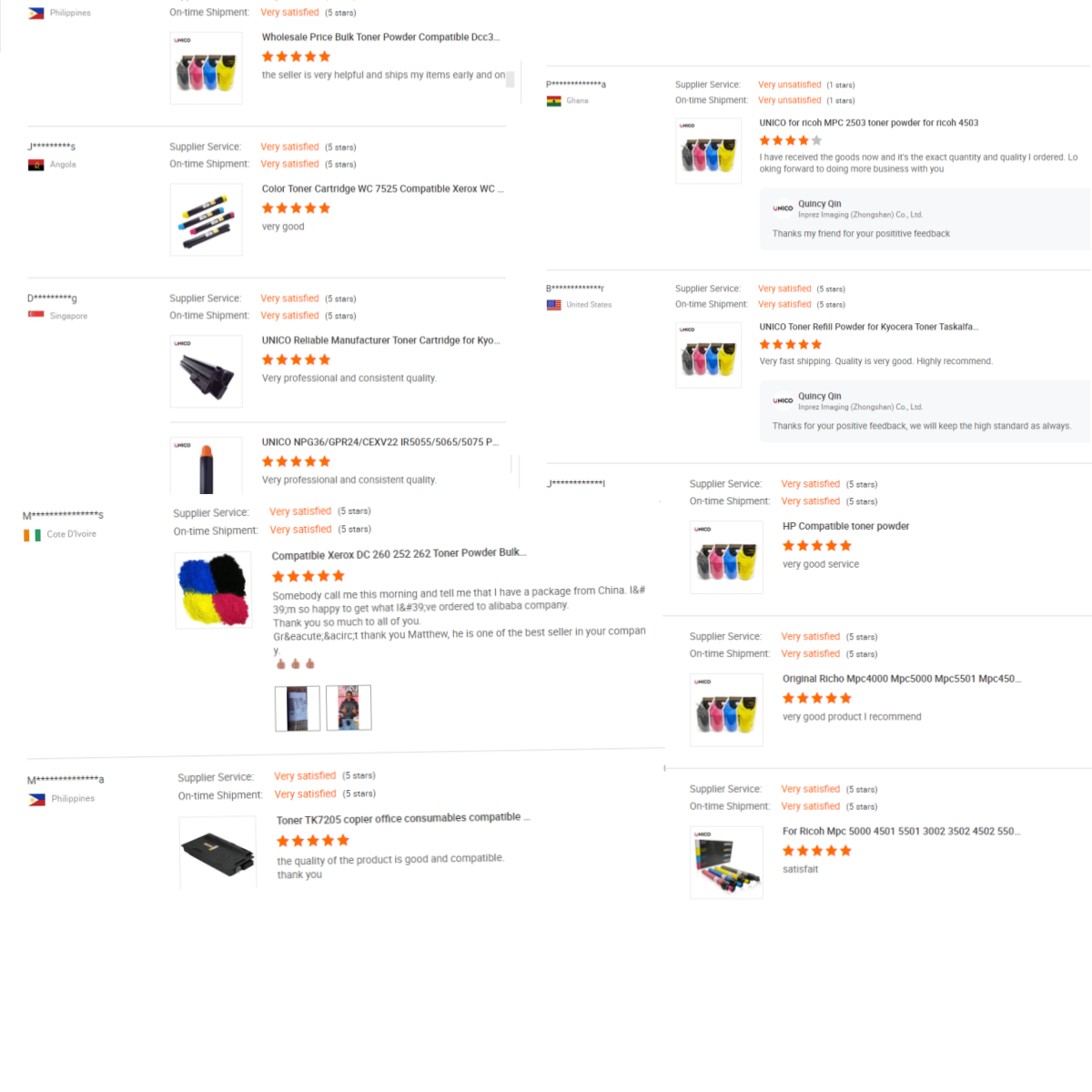 UNICO Compatible MP 5054 2554 4054 3054 3554 Toner Cartridge For Ricoh MP2554 MP4054 MP5054 MP3054 MP3554 MP6054 copier Toner