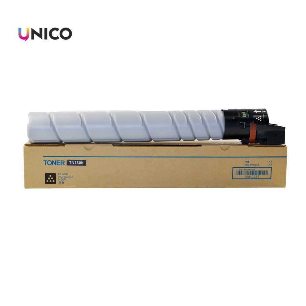 UNICO TN330 Compatible Toner Cartridge for Konica Minolta Bizhub 300i 360i black copier toner refil
