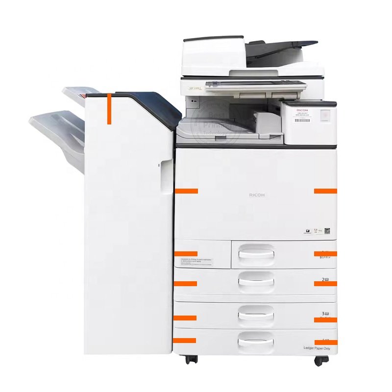 Ricoh MPC3504 6004 4503 6003 3502 5502 3501 5501 IMC3000 4000 5000 MP5002 5001 3555 6055 3554 6054 Used Copier