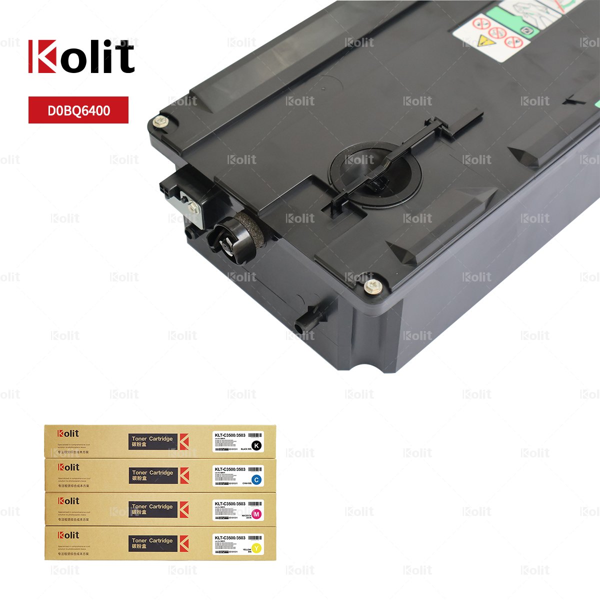 Brand New Ricoh Genuine Ricoh Waste Toner Box Toner Cartridge D0BQ6400 for Color Copier Ricoh MC2000/2001/2500/3000/3500/4500