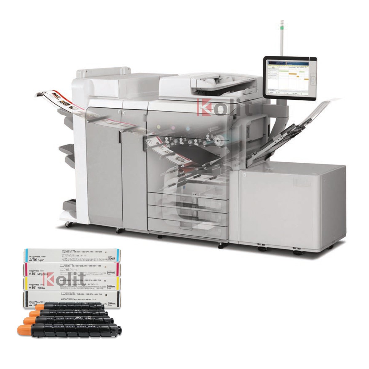 High Speed Remanufactured Color Used A3 Copier Machine T01 Toner Cartridge ImagePress C700 with Original A3 General 4GB