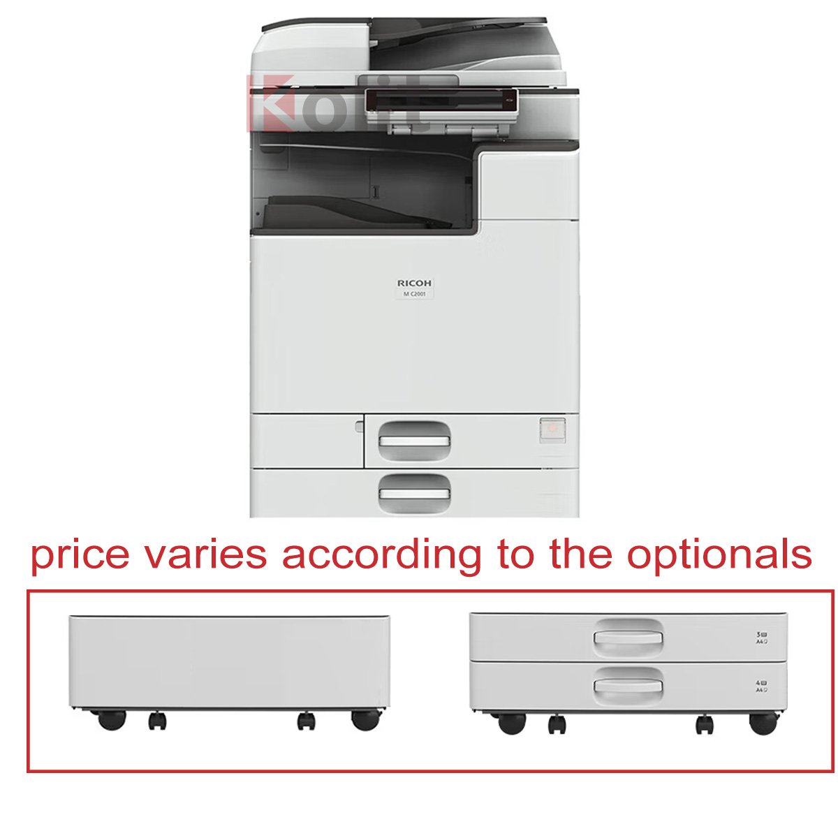 Widely Selling Premium Office Equipment Photocopier machine MC2001 Printer Scanner Copier For Ricoh A3 Color Laser Printer