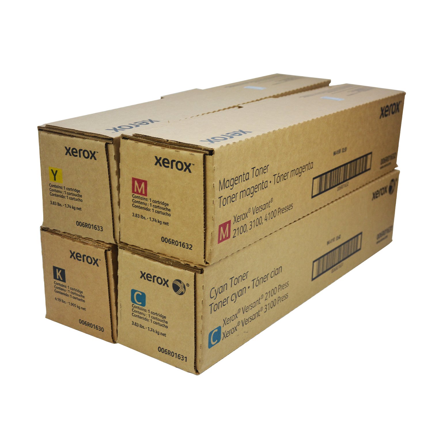 Genuine Original 006R1630 006R1631 006R1632 006R1633 Toner For Xerox Versant 2100 3100 4100 Presses Copier Toner Cartridge