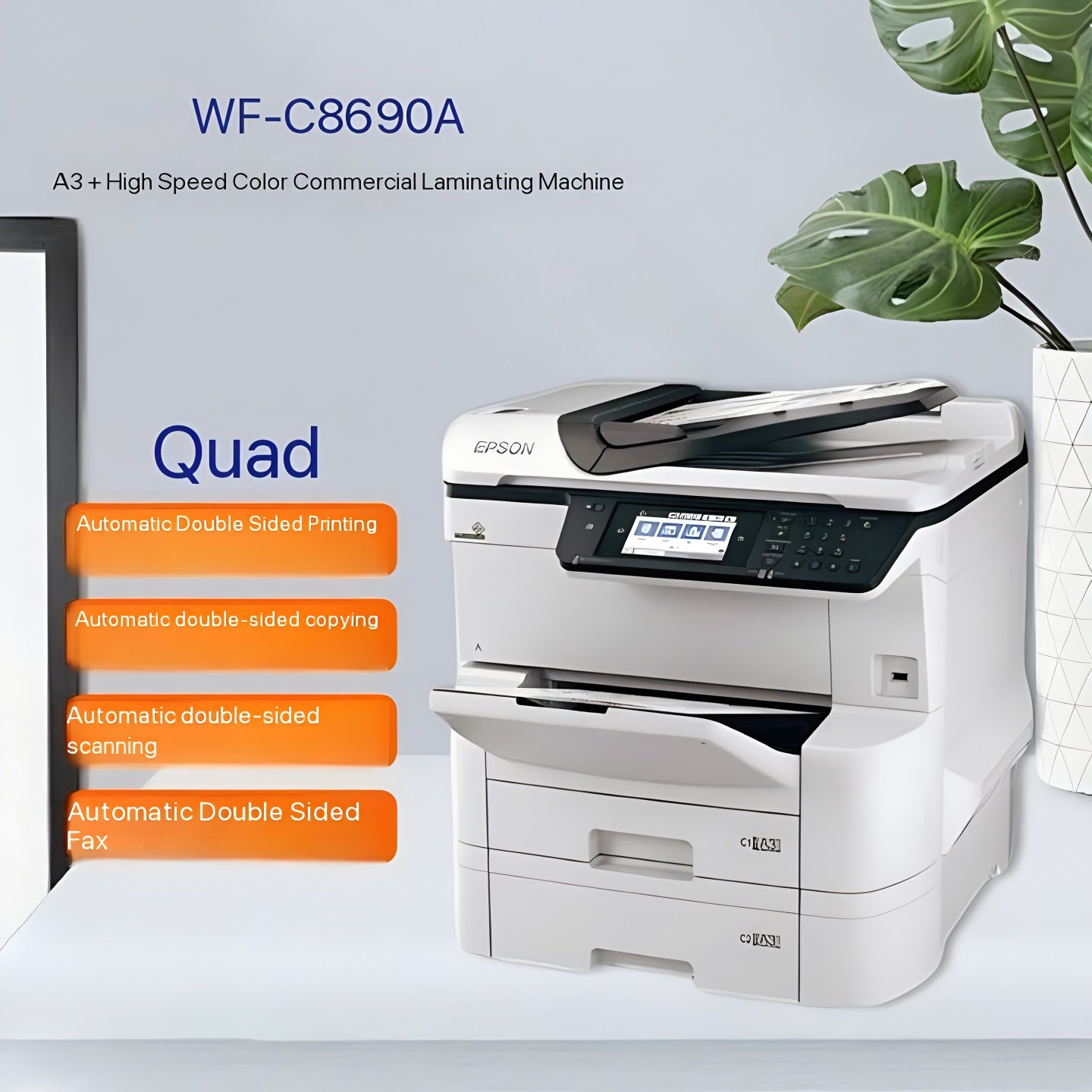 EPSONPX-M7110F WF-C8690a A4/A3 + color inkjet large and medium-sized office digital copier printer