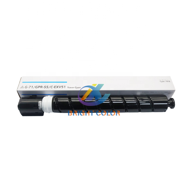 Small Capacity Color Toner Cartridge G71 GPR55 CEXV51 For Canon IR C5535 5540 5550 5560 Copier Spare Parts Sales Ace Cheap Price