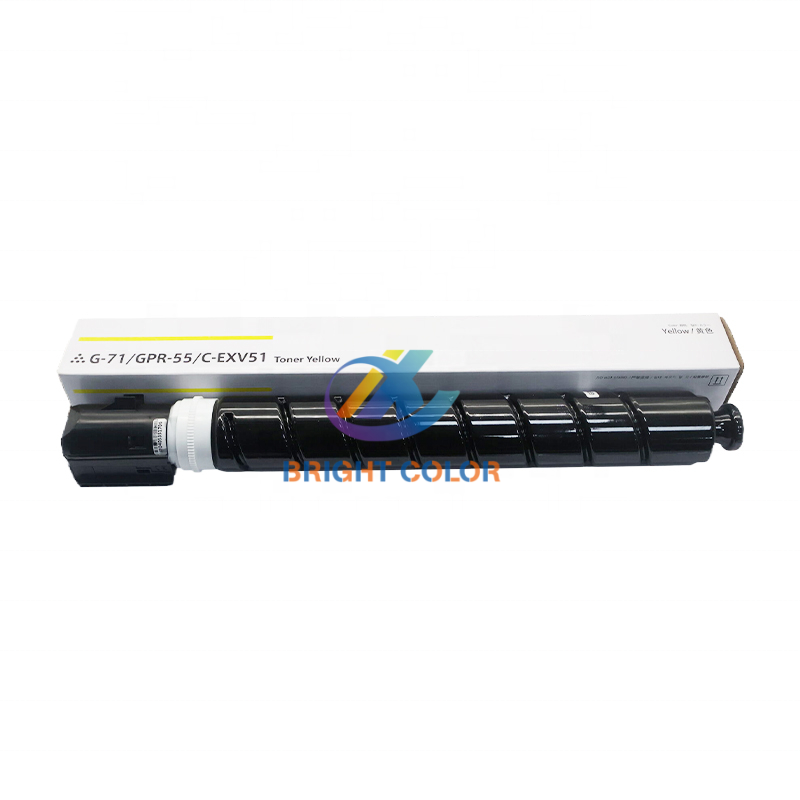 Small Capacity Color Toner Cartridge G71 GPR55 CEXV51 For Canon IR C5535 5540 5550 5560 Copier Spare Parts Sales Ace Cheap Price