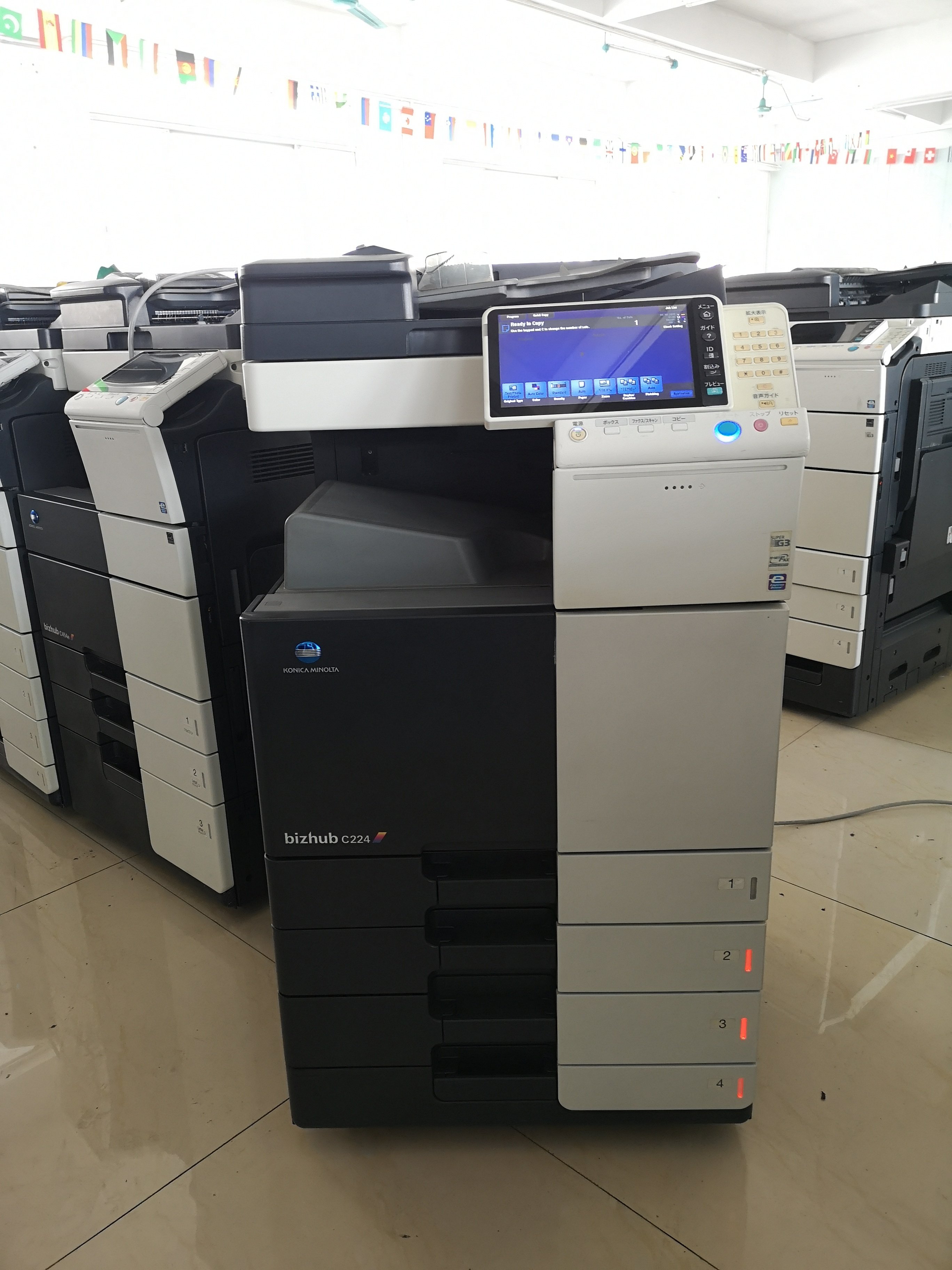 Laser Digital Refurbished Copier For Konica Minolta Printer C364 C454 C554 Top Quality Copier Used Photocopy Machine