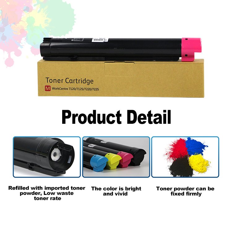 7120 Compatible for Xerox WorkCentre 7125 7220 7225 Toner cartridges Factory Wholesale Supplies Consumable For Photocopier