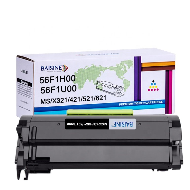 Baisine Wholesale for Lexmark MX321 MX421 Copier Cartridge 56F1U00 56F1000 Non-original Toner Cartridge 56F1H00 Toner 56F1X00