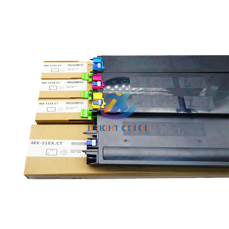 Factory Wholesale Price High Quality MX51EX CT Compatible Color Toner Cartridge For Sharp MX4128 4148 5128 5148 Copier Spare