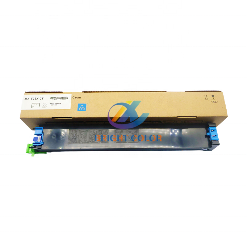 Factory Wholesale Price High Quality MX51EX CT Compatible Color Toner Cartridge For Sharp MX4128 4148 5128 5148 Copier Spare