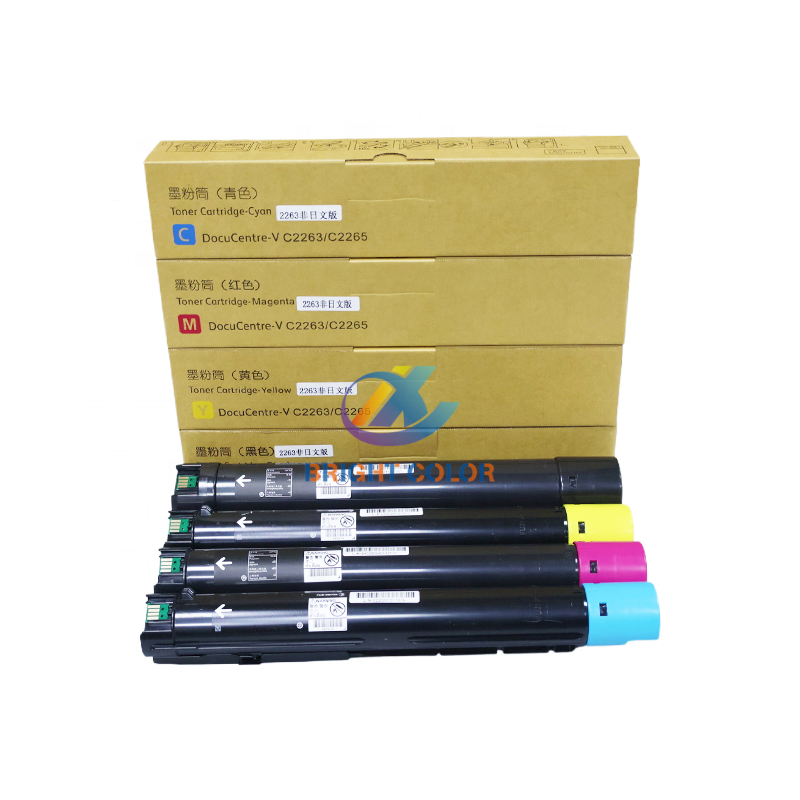 Color Toner Cartridge China Manufacturer C2263 C2265 For Xerox DocuCentre VC2263 2265 ApeosPort C2060 2560 Copier Spare Parts