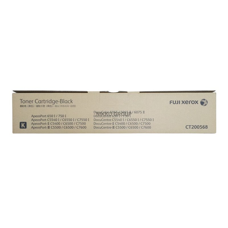 Original Fuji Xerox ApeosPort-III C5500 6500 7600 APC5500 APC6500 APC7600 black toner cartridge for Xerox copier CT200568