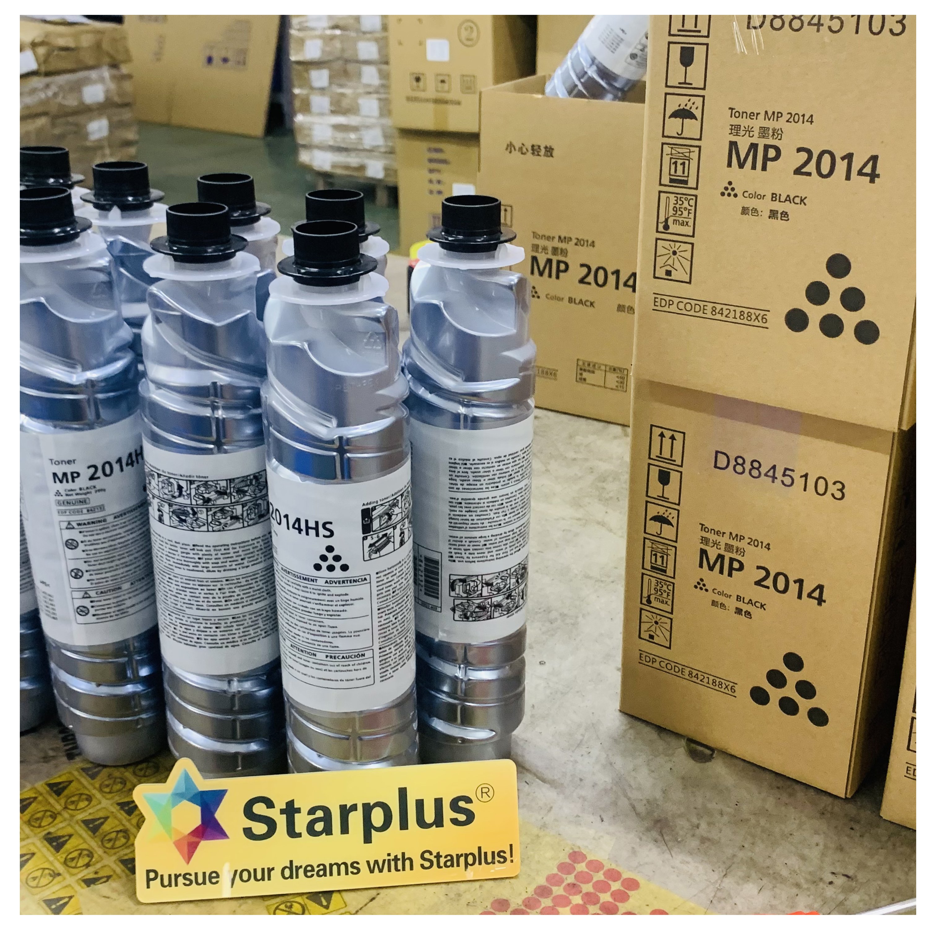 Starplus hot sale Black refill powder MP2014 MP2014HS MP2014C toner cartridge for ricoh MP2014/D/AD/EN/M2700/M2701/IM2702 copier