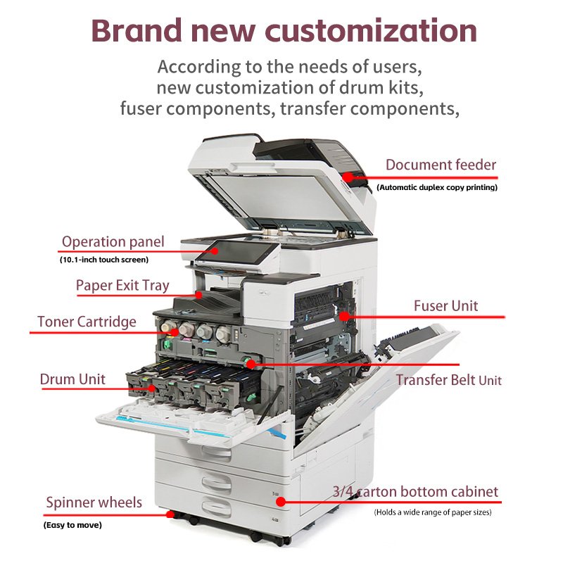 Remanufacturing Office equipment Copier MC2000 printer Scanner Copier Ricoh A3 color laser printer