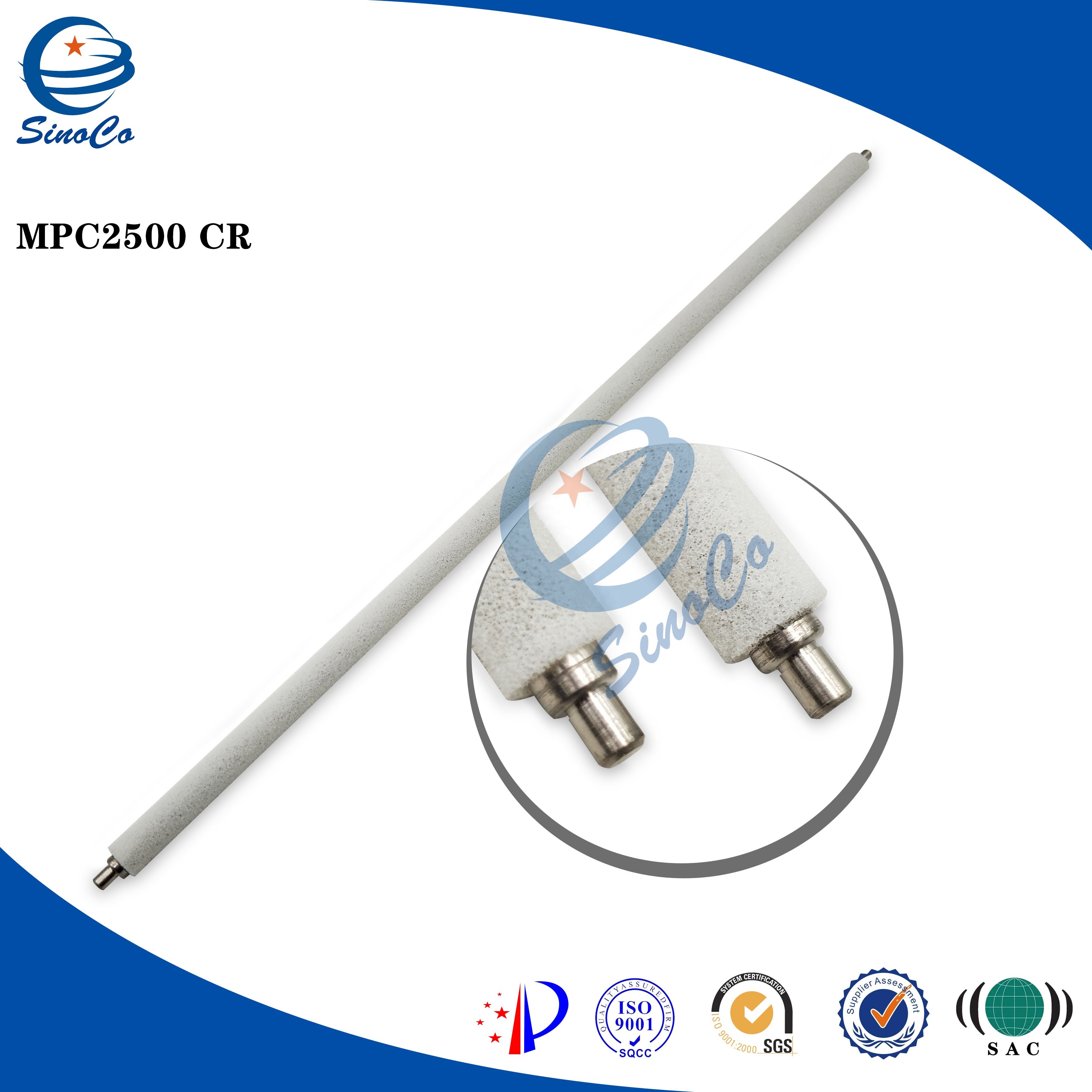 SINO High Quality Sponge Roller MPC2500 Compatible for Ricoh MPC2500 3000 3500 4500 Primary Charge Roller Cleaning Roller