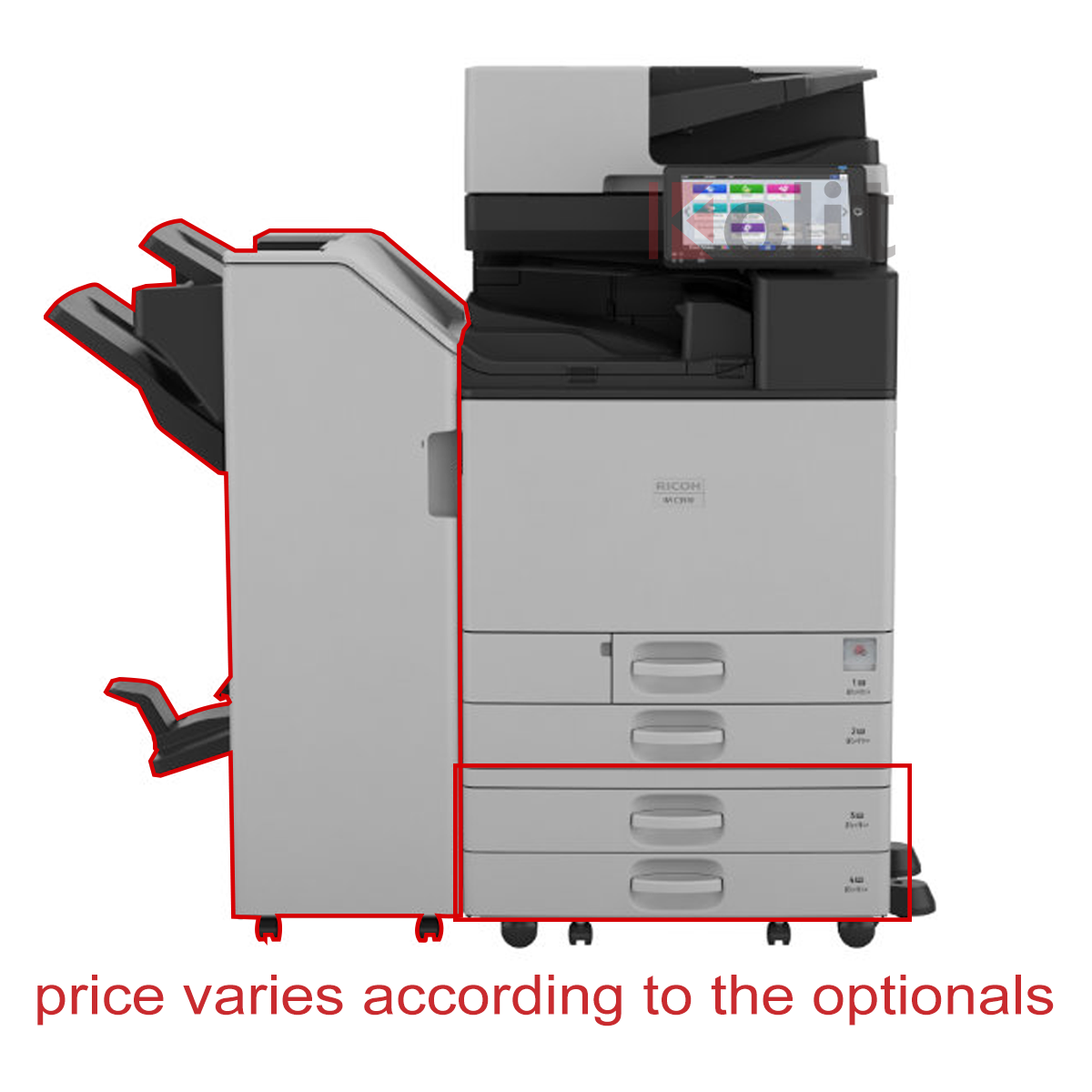 New model about Ricoh color copier machine IMC3010 with supplier sale for Ricoh Office equipment copier