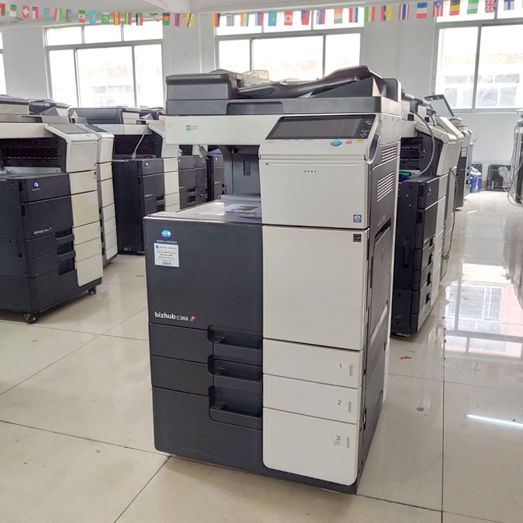 Cheap Good copiers Bizhub C368 used printers for Konica Minolta photocopy machine color printing machine