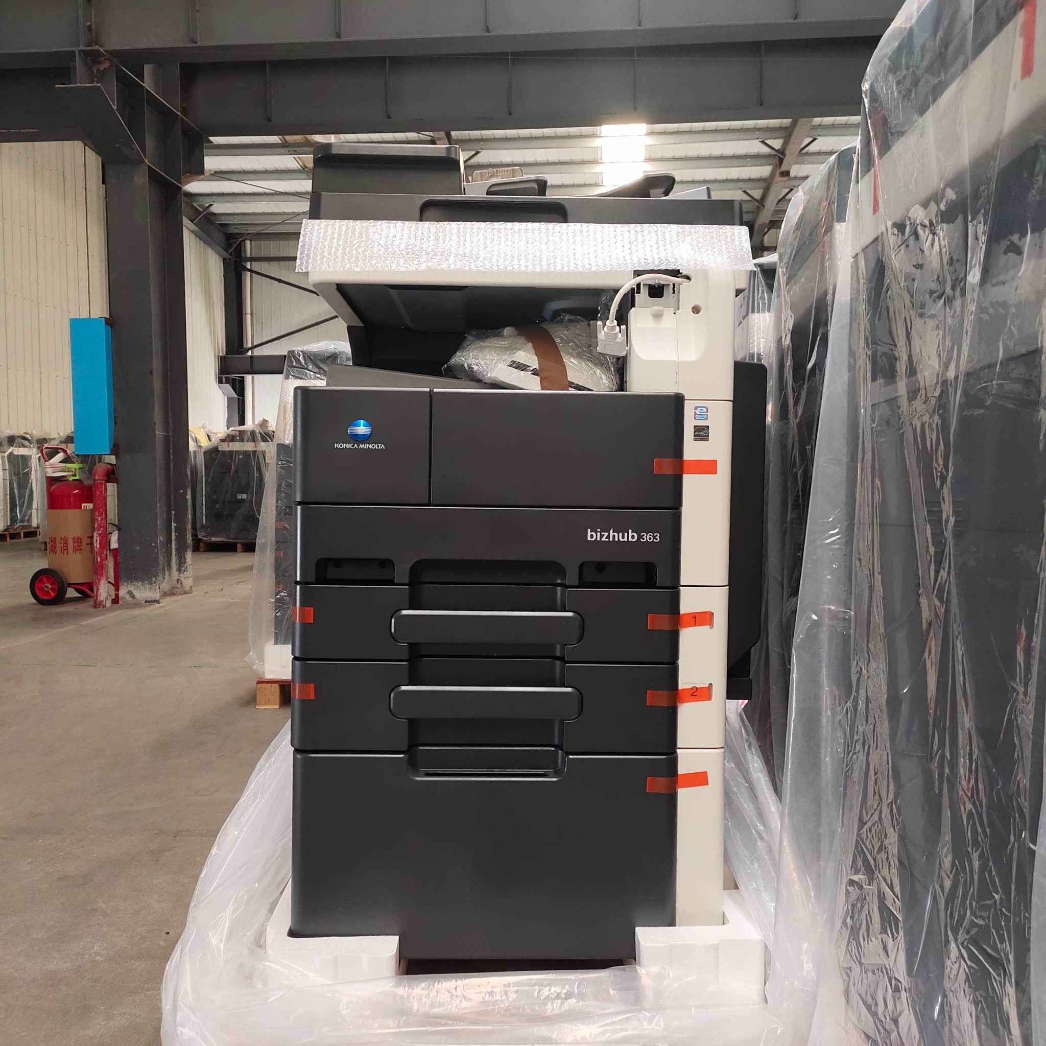 USED copier remanufactured B&W A3 size office multi-function copier KM BH363