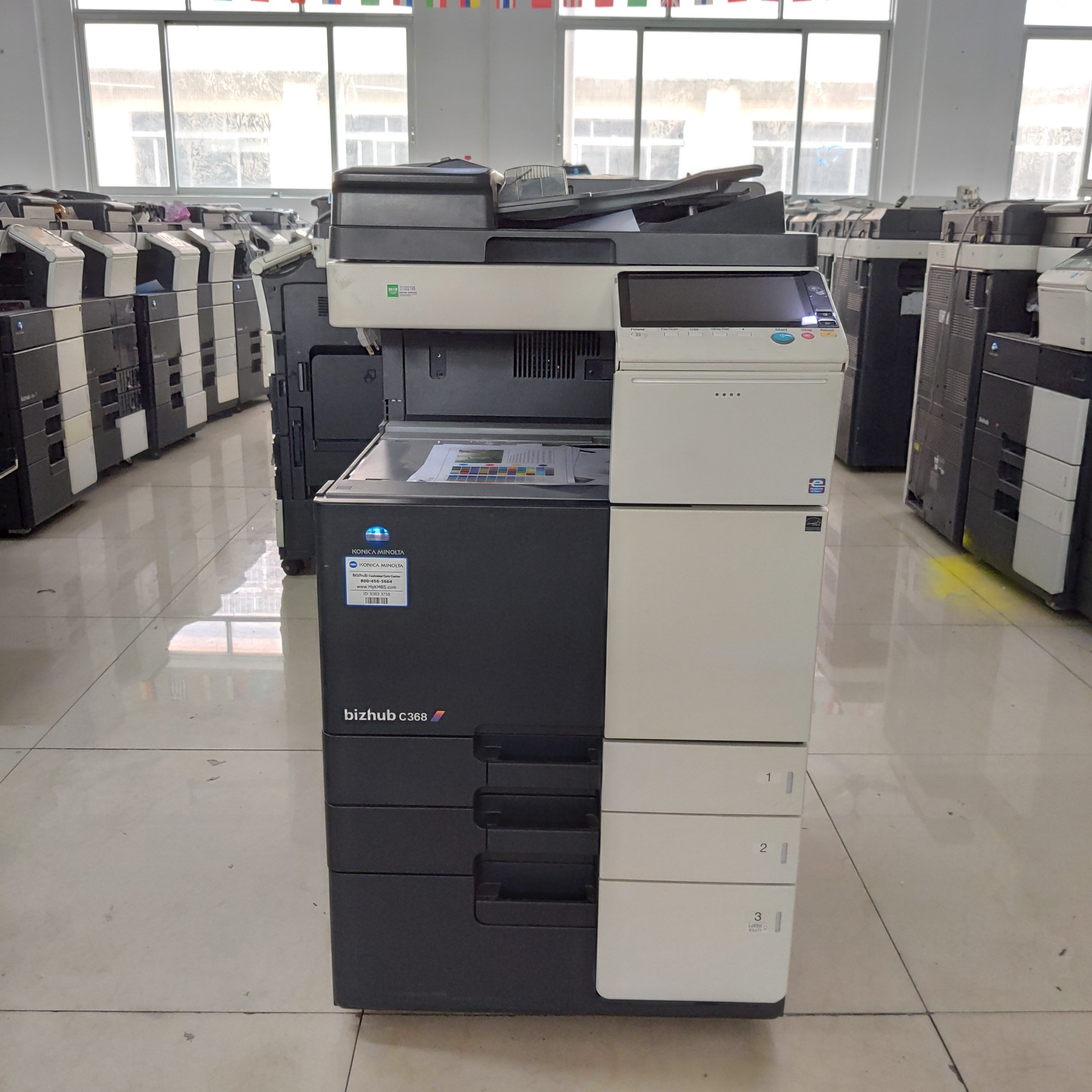 New Model Copier Printer for Konica Minolta Bizhub C368 Photocopier fotocopiadora color print scan copy fax machine