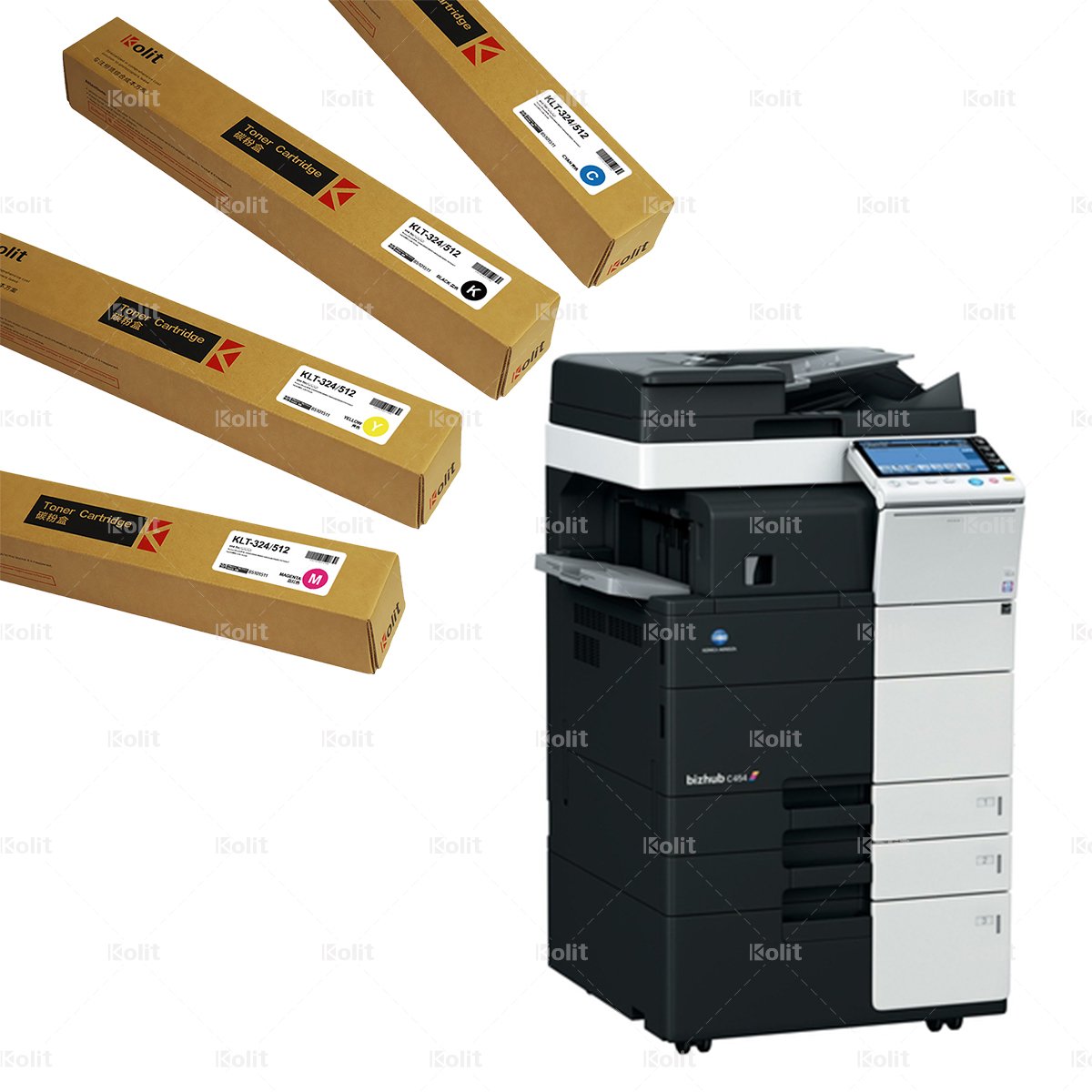 Laser Printer A3 Photocopy Printer Machine Konica Minolta Bizhub C454/454e Color Multifunction Refurbished Copiers