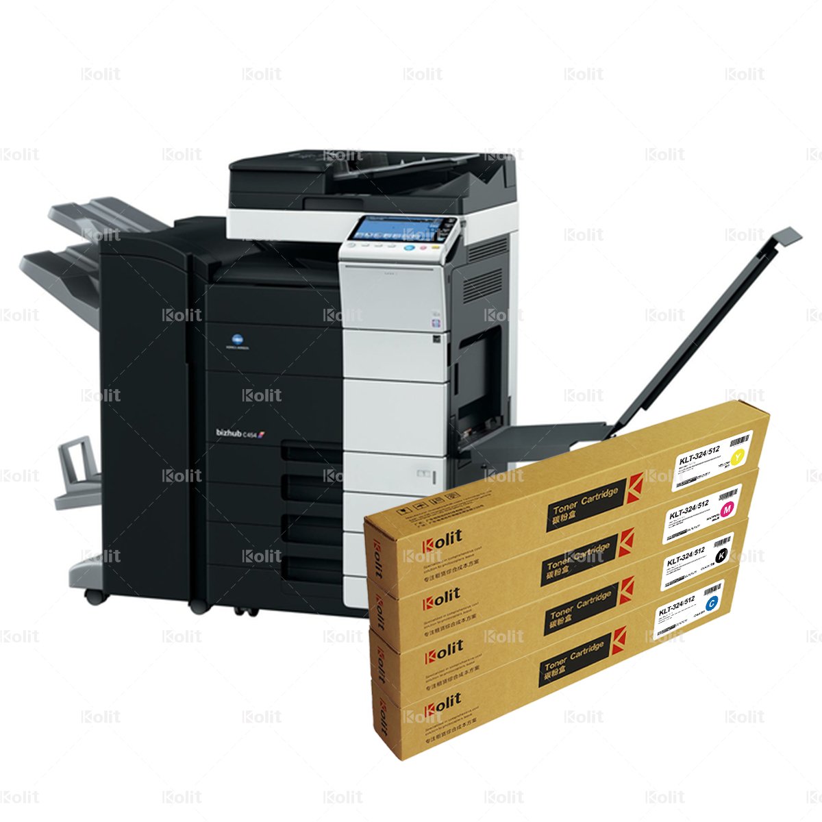 Laser Printer A3 Photocopy Printer Machine Konica Minolta Bizhub C454/454e Color Multifunction Refurbished Copiers