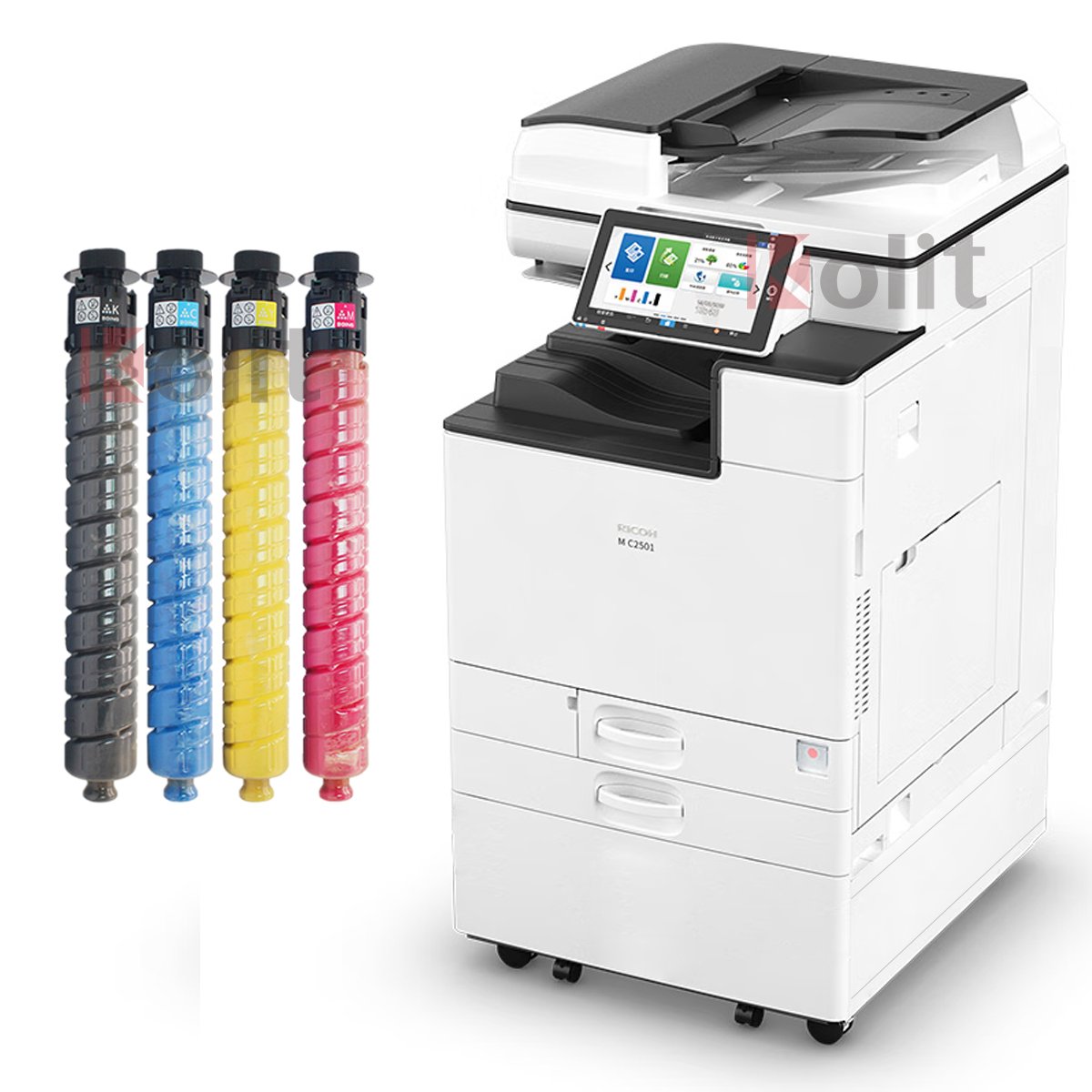 Hot Sale Customized A3 Color Photocopier Laser Printer Copier Scanner All In One MC2501 For Ricoh Digital Copier Machine MPS