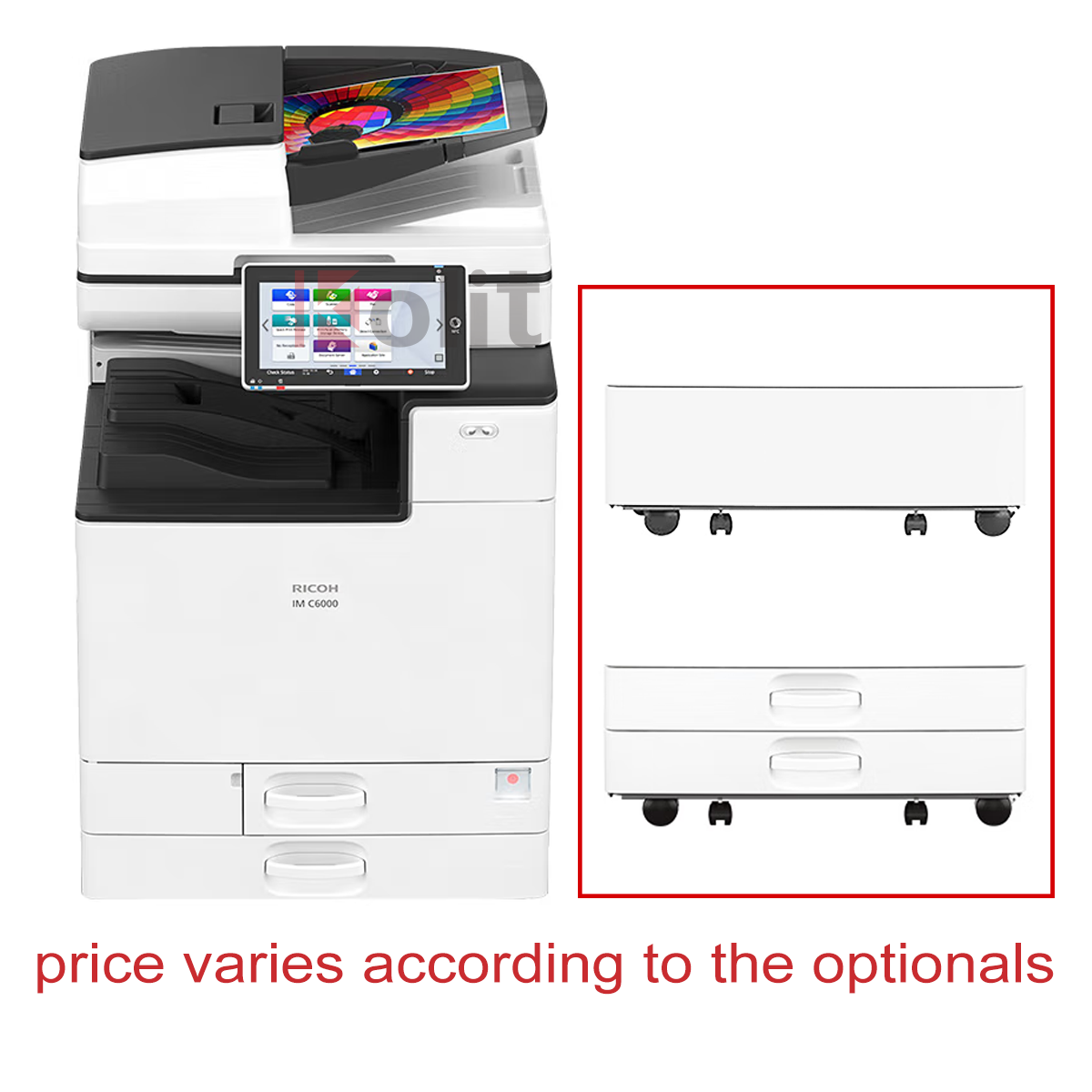 Wholesale Brand new multifunction copiers for Ricoh Aficio IMC4500 IMC6000 Printer Scanner Copier Machine